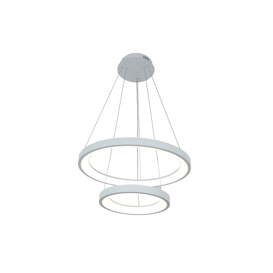 Brilagi - Lampadario LED dimmerabile sospeso su cavo FALCON SLIM LED/68W/230V 3000-6500K Ø 50 cm bianco + telecomando