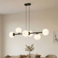 Brilagi - Lampadario sospeso MALONY 6xE14/20W/230V nero