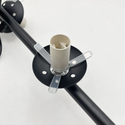 Brilagi - Lampadario sospeso MALONY 6xE14/20W/230V nero