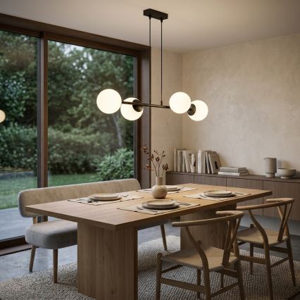 BRILAGI - Lampadario sospeso MILO 4xE27/60W/230V nero