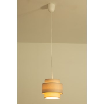 Brilagi - Lampadario sospeso RESNA con cavo 1xE27/60W/230V Ø 20 cm beige