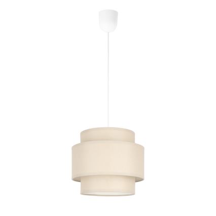 Brilagi - Lampadario sospeso RESNA con cavo 1xE27/60W/230V Ø 20 cm beige