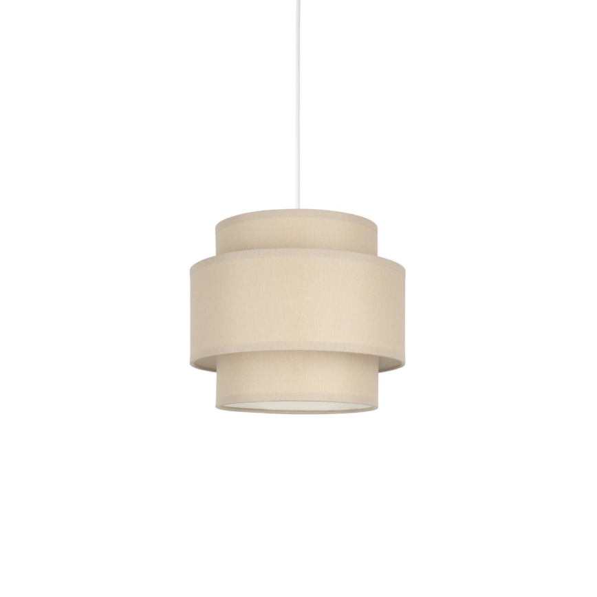 Brilagi - Lampadario sospeso RESNA con cavo 1xE27/60W/230V Ø 20 cm beige