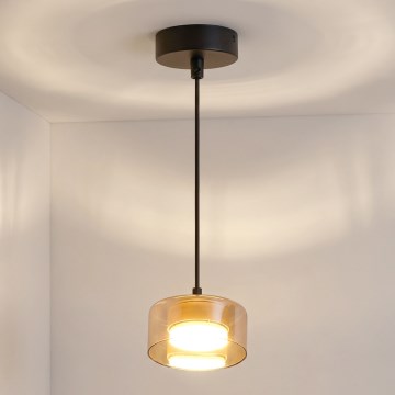 Brilagi - Lampadario sospeso su cavo AURA LUX 1xGX53/30W/230V nero/oro