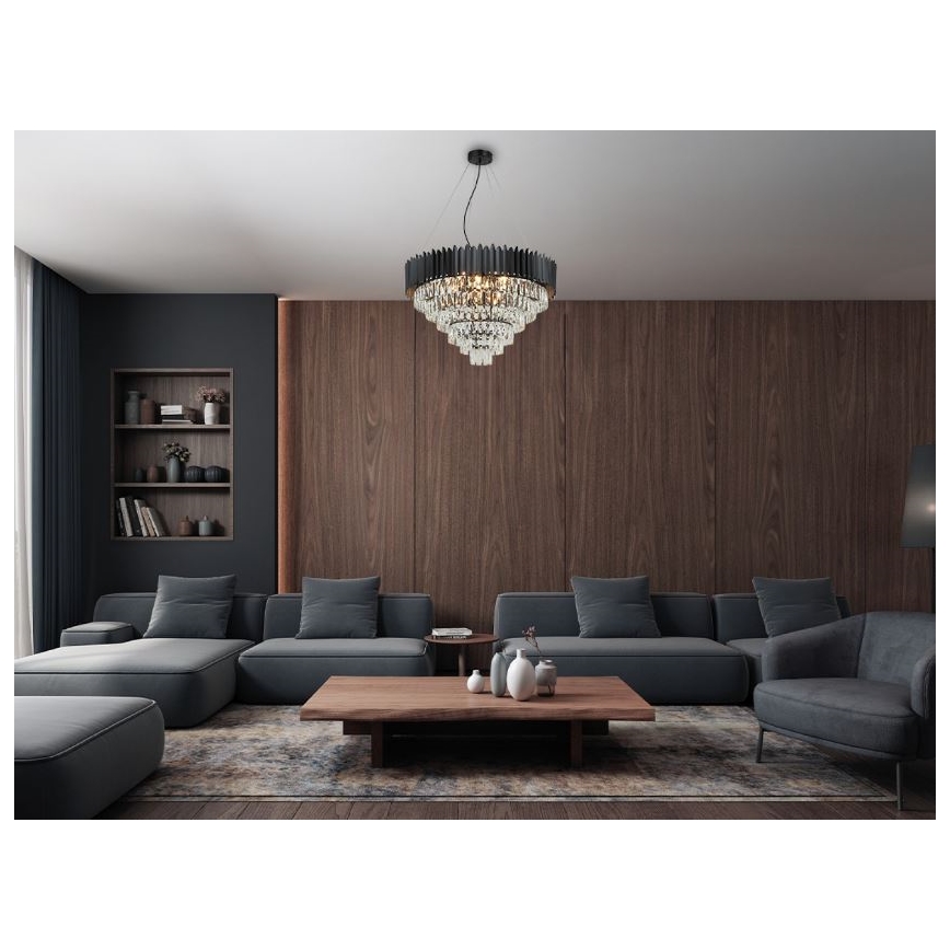 Brilagi - Lampadario sospeso su cavo CARLOS 11xE14/40W/230V Ø 80 cm