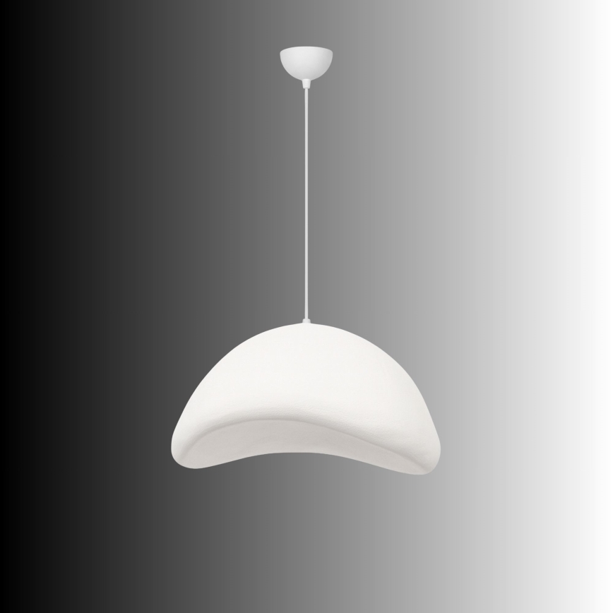 Brilagi - Lampadario sospeso su cavo LUNA 1xE27/40W/230V Ø 52 cm bianco