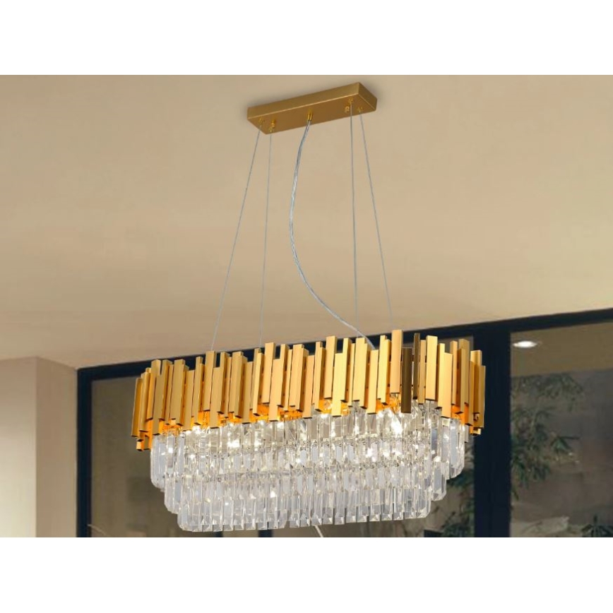 Brilagi - Lampadario sospeso su cavo PLAZA 10xE14/40W/230V