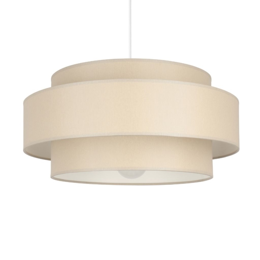 Brilagi - Lampadario sospeso su cavo RESNA 1xE27/60W/230V Ø 40 cm beige