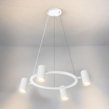 Brilagi - Lampadario sospeso su cavo SELE 4xGU10/30W/230V bianco