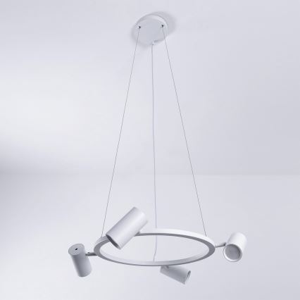BRILAGI - Lampadario sospeso su cavo SELE 4xGU10/30W/230V bianco