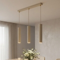 BRILAGI - Lampadario sospeso su cavo TUBE 3xGU10/15W/230V beige/oro