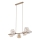 Brilagi - Lampadario sospeso su cavo VULCANO 7xG9/8W/230V beige/fumé beige