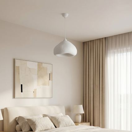 Brilagi - Lampadario sospeso su cavo WABI SABI 1xE27/40W/230V Ø 32 cm bianco