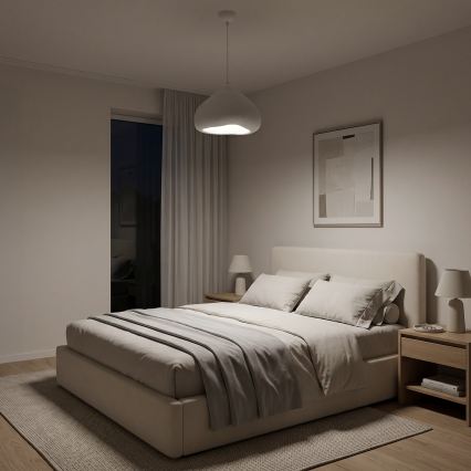 Brilagi - Lampadario sospeso su cavo WABI SABI 1xE27/40W/230V Ø 32 cm bianco