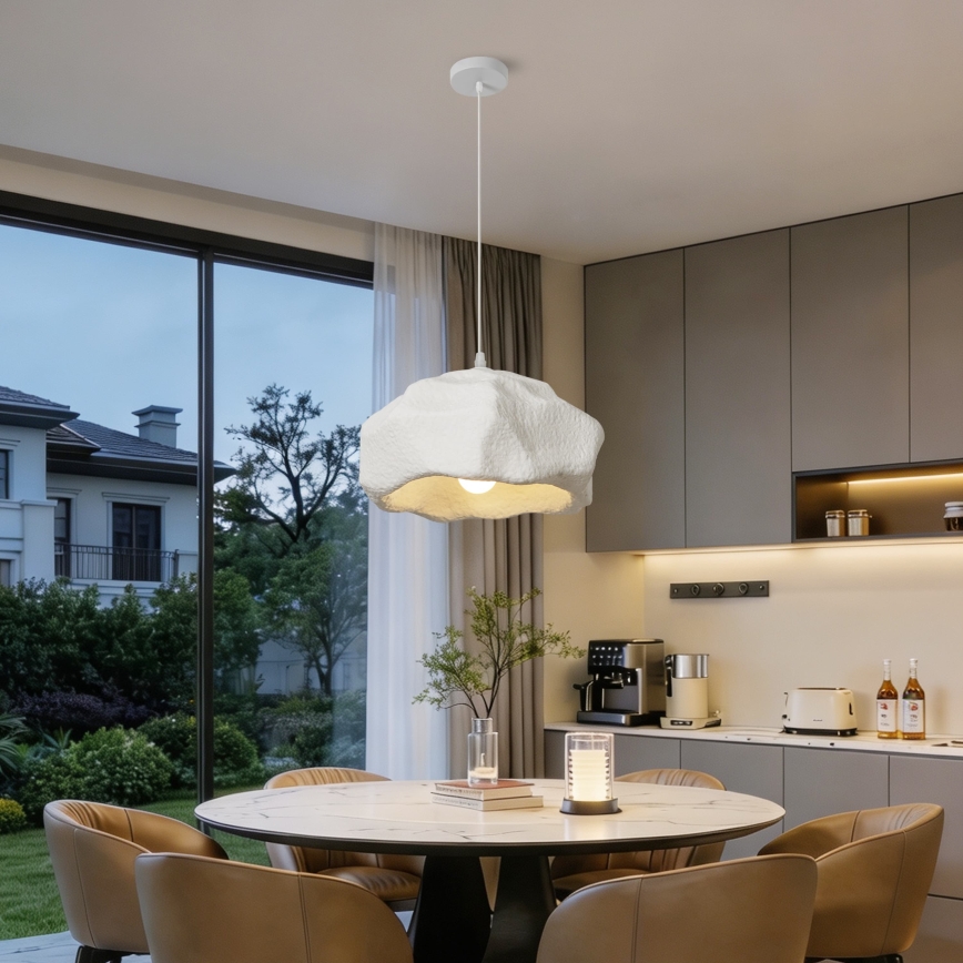 BRILAGI - Lampadario sospeso su cavo WABI SABI 1xE27/60W/230V Ø 42 cm bianco