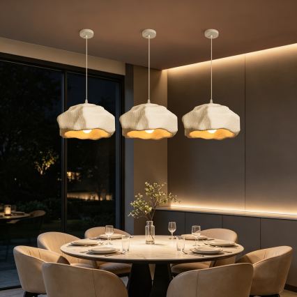 BRILAGI - Lampadario sospeso su cavo WABI SABI 1xE27/60W/230V Ø 42 cm bianco