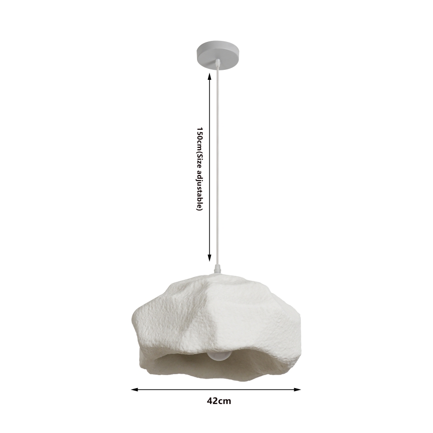 BRILAGI - Lampadario sospeso su cavo WABI SABI 1xE27/60W/230V Ø 42 cm bianco