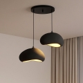 BRILAGI - Lampadario sospeso su cavo WABI SABI 2xE27/40W/230V Ø 60 cm nero
