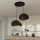 Brilagi - Lampadario sospeso su cavo WABI SABI 2xE27/40W/230V Ø 60 cm nero