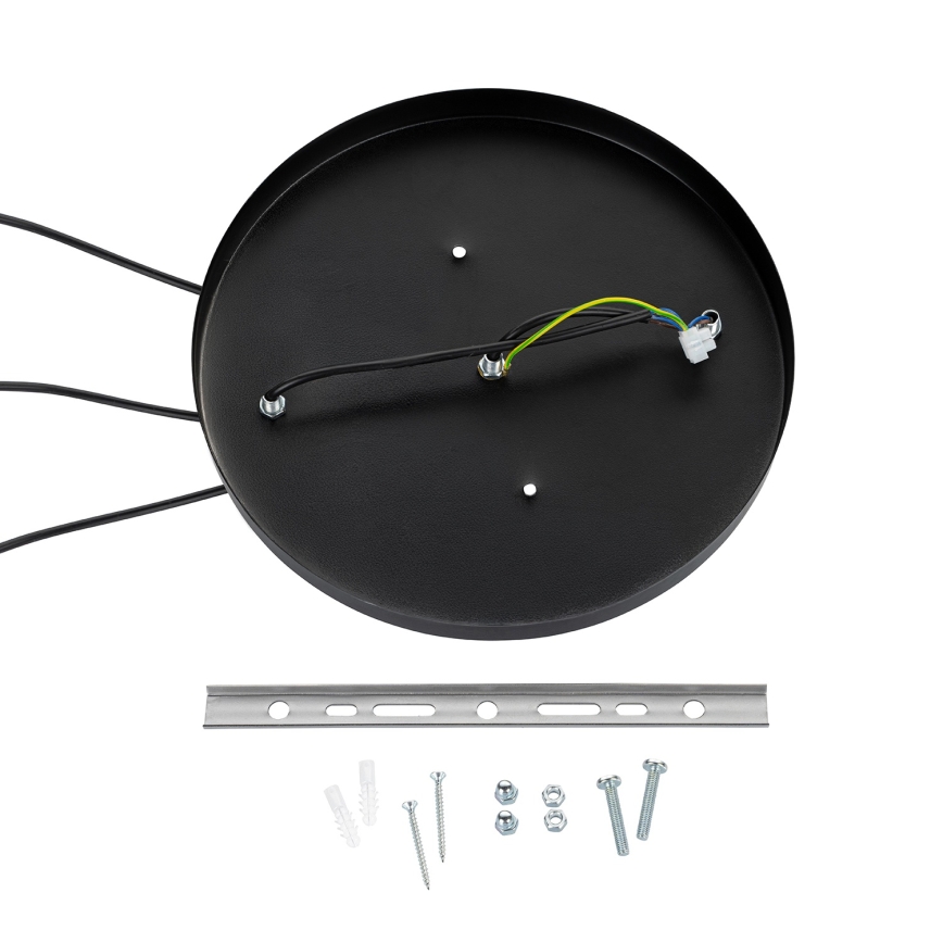 Brilagi - Lampadario sospeso su cavo WABI SABI 3xE27/40W/230V Ø 60 cm nero
