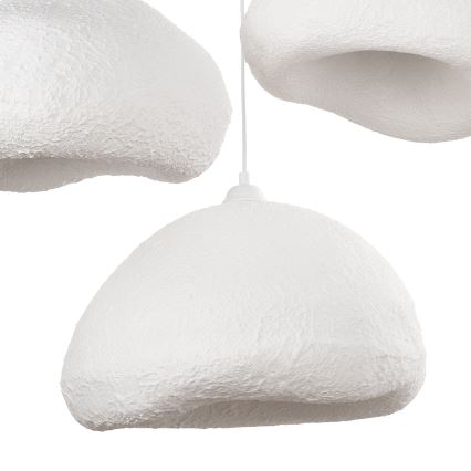Brilagi - Lampadario sospeso su cavo WABI SABI 3xE27/40W/230V Ø 82 cm bianco