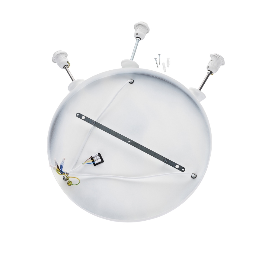 Brilagi - Lampadario sospeso su cavo WABI SABI 3xE27/40W/230V Ø 82 cm bianco