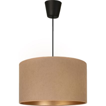 Brilagi - Lampadario sospeso VELVET con cavo 1xE27/60W/230V Ø 40 cm beige/oro