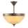 Brilagi - Lampadario su asta DAHLIA 3xE27/40W/230V Ø 37 cm ottone