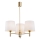 Brilagi - Lampadario su asta MONTE 3xE27/15W/230V crema/oro