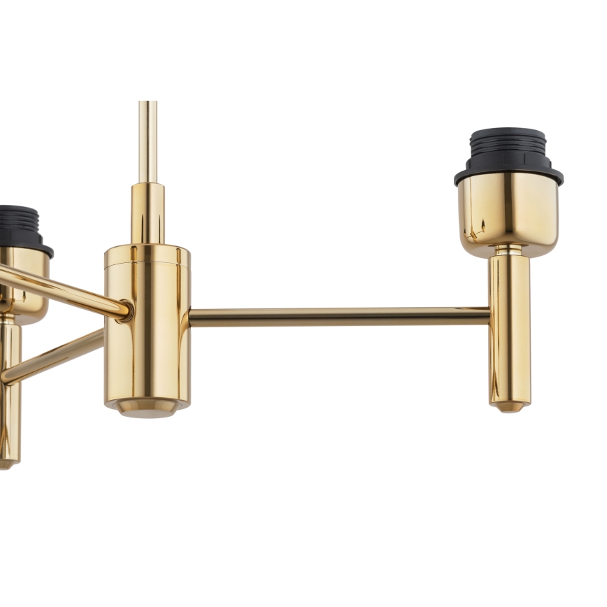 Brilagi - Lampadario su asta MONTE 3xE27/60W/230V marrone/oro