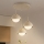 Brilagi - Lampadario su cavo 3xE27/60W/230V beige/oro