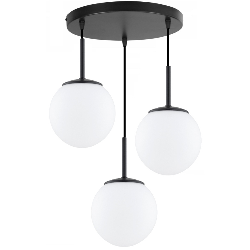 Brilagi - Lampadario su cavo MILO 3xE27/60W/230V nero