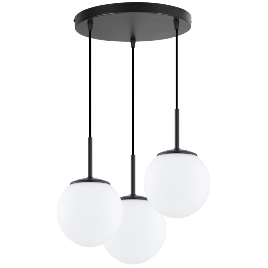 Brilagi - Lampadario su cavo MILO 3xE27/60W/230V nero