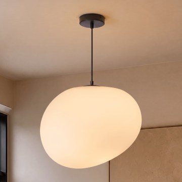 BRILAGI - Lampadario su cavo PEBBLES 1xE27/40W/230V Ø 40 cm nero