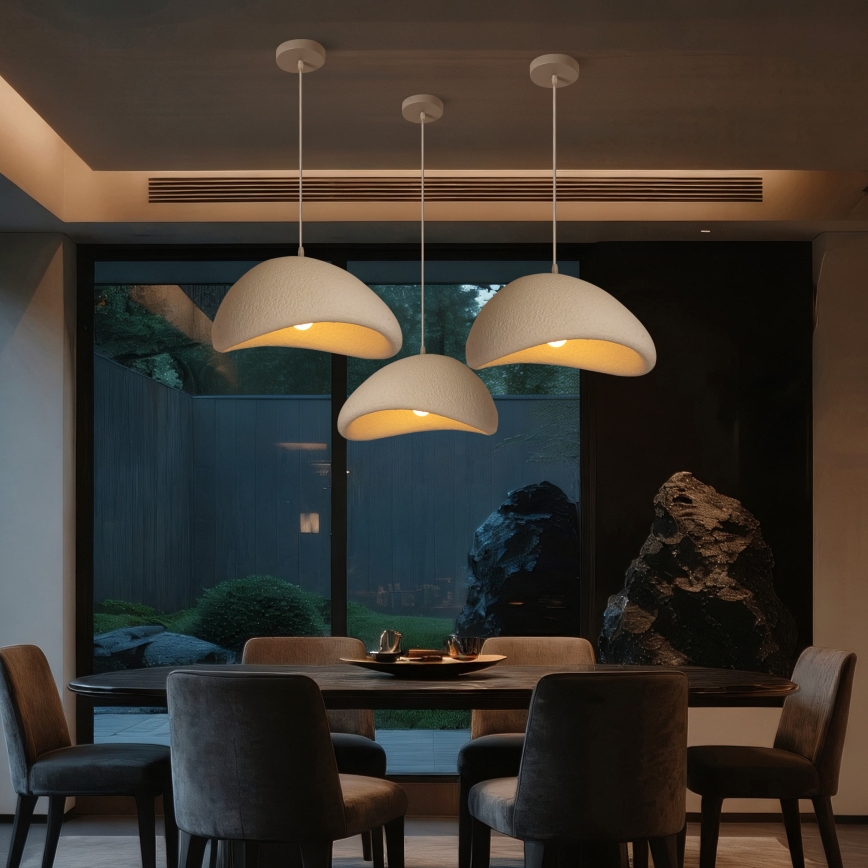 BRILAGI - Lampadario su cavo WABI SABI 1xE27/60W/230V Ø 40 cm bianco
