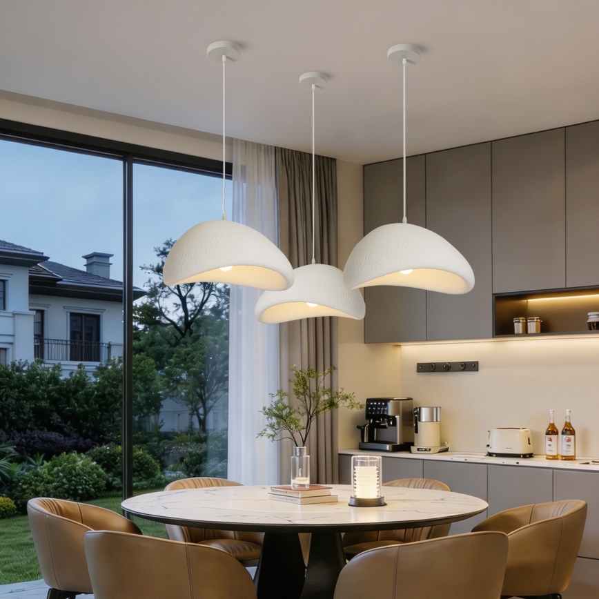 BRILAGI - Lampadario su cavo WABI SABI 1xE27/60W/230V Ø 40 cm bianco