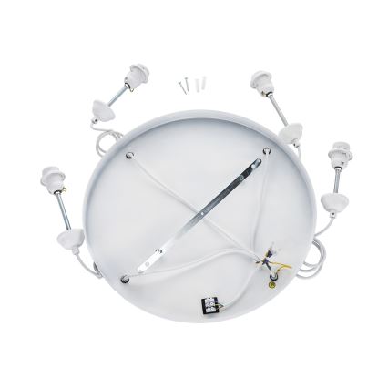 Brilagi - Lampadario su cavo WABI SABI 4xE27/40W/230V Ø 95 cm bianco