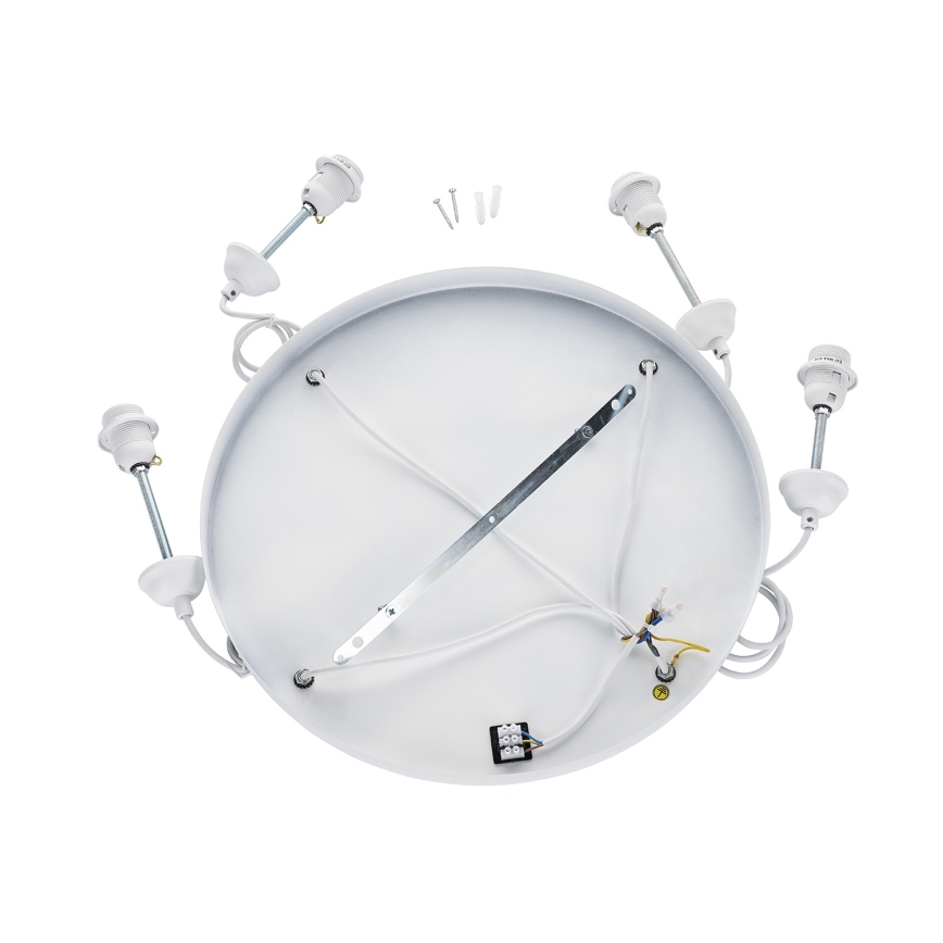 Brilagi - Lampadario su cavo WABI SABI 4xE27/40W/230V Ø 95 cm bianco