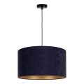 Brilagi - Lampadario su corda VELVET 1xE27/40W/230V blu/oro