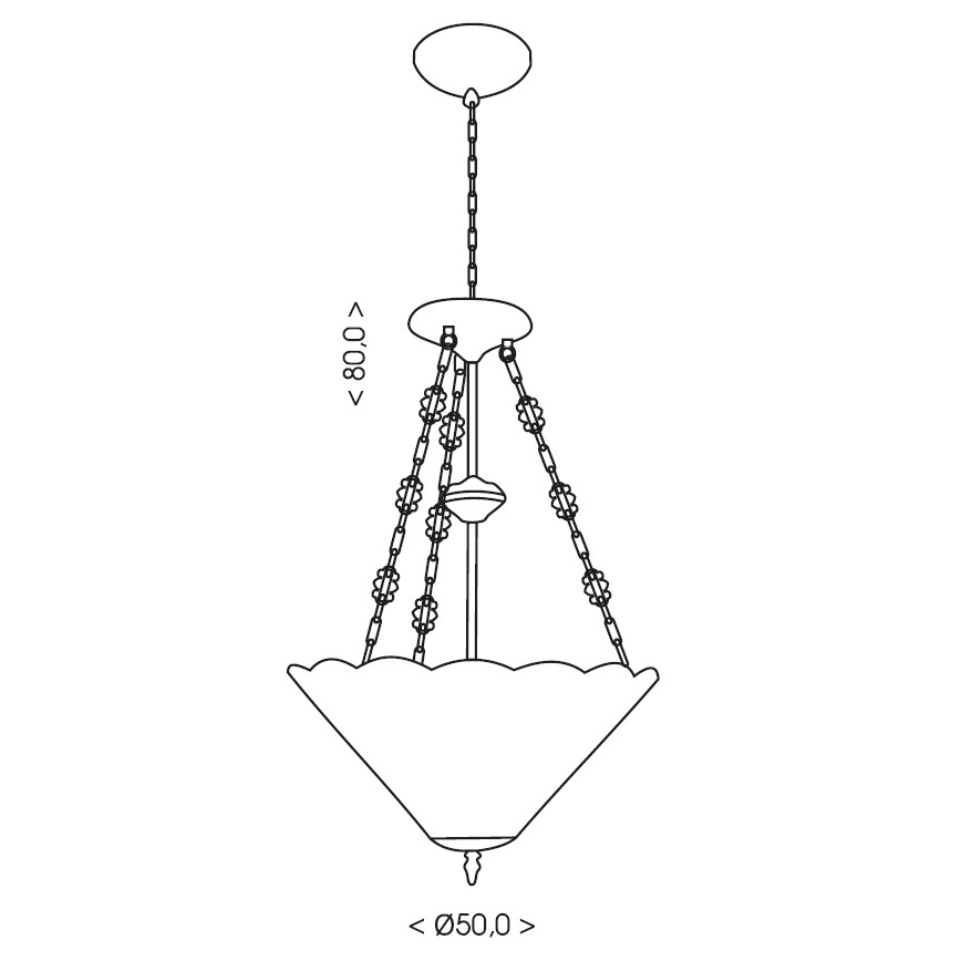 Brilagi - Lampadario Tiffany a catena SUNFLOWER 3xE27/60W/230V Ø 50 cm