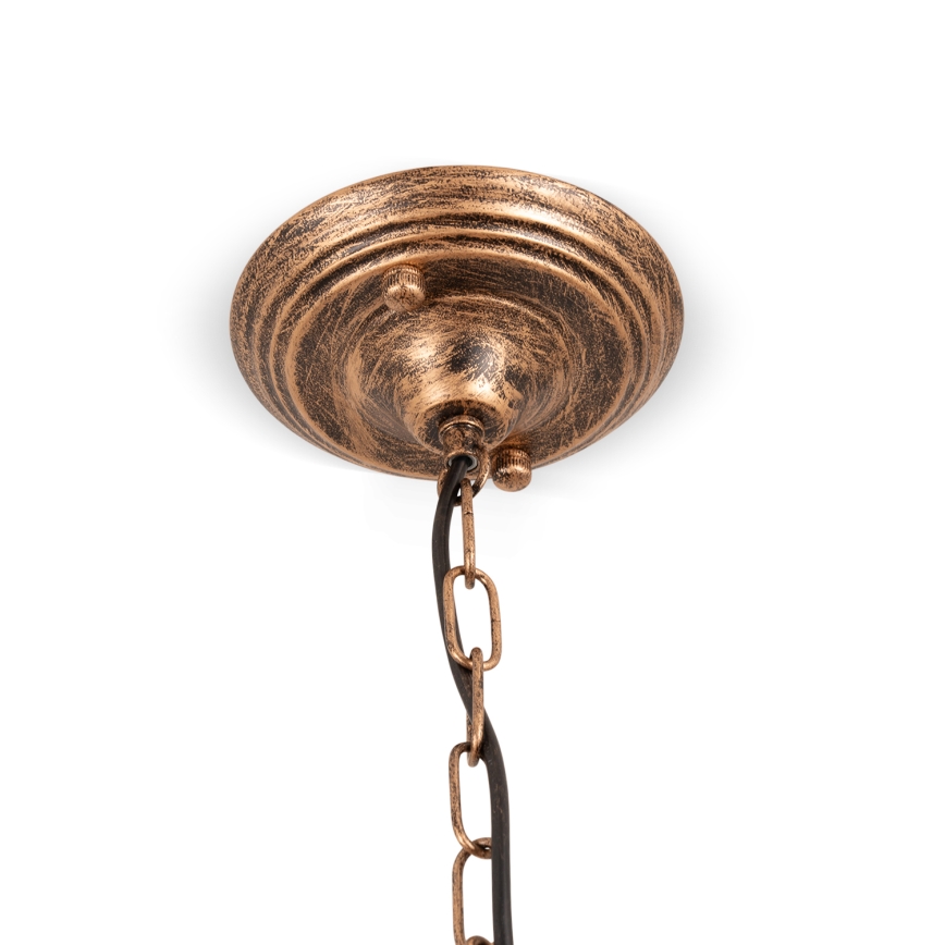 Brilagi - Lampadario Tiffany a catena SUNFLOWER 3xE27/60W/230V Ø 50 cm