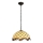 Brilagi - Lampadario Tiffany a sospensione con catena AVORIO 1xE27/60W/230V Ø 40 cm