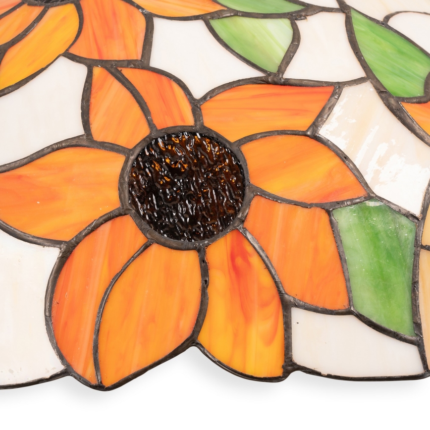 Brilagi - Lampadario Tiffany in vetro colorato a catena SUNFLOWER 1xE27/60W/230V Ø 40 cm