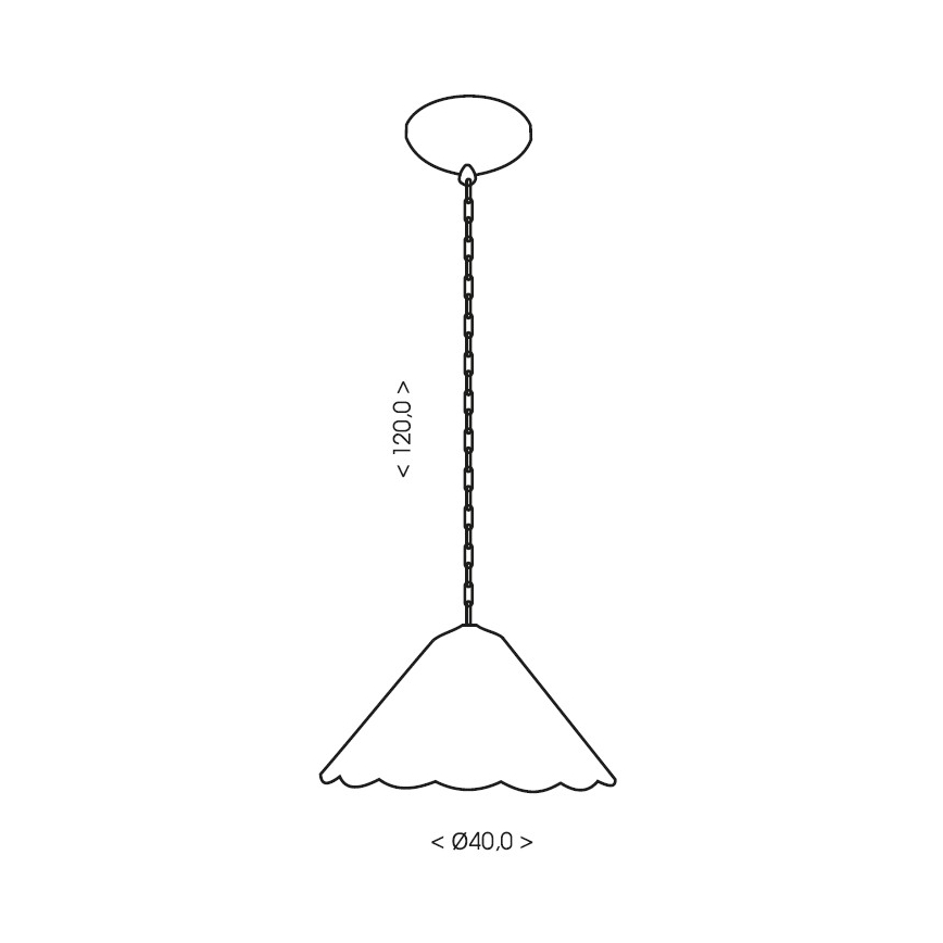 Brilagi - Lampadario Tiffany in vetro colorato con catena FOLIA 1xE27/60W/230V Ø 40 cm