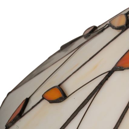 Brilagi - Lampadario Tiffany in vetro colorato con catena FOLIA 1xE27/60W/230V Ø 40 cm