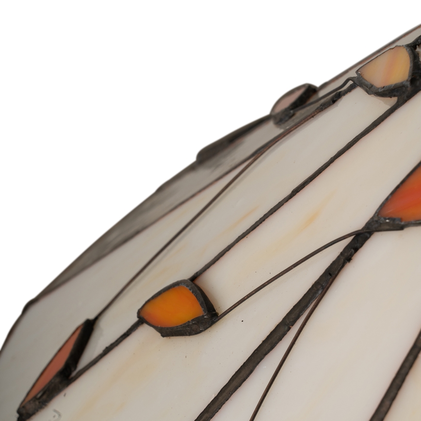 Brilagi - Lampadario Tiffany in vetro colorato con catena FOLIA 1xE27/60W/230V Ø 40 cm
