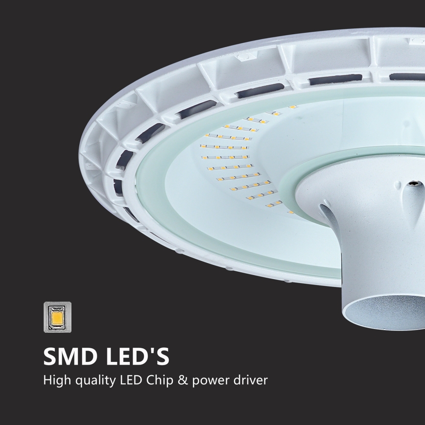 Brilagi - Lampione stradale a LED con palo da 3 m URBANSPARK LED/120W/230V bianco IP65