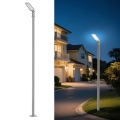 Brilagi - Lampione stradale a LED da esterno con palo e snodo da 3 m URBANLIGHT LED/50W/230V grigio IP65
