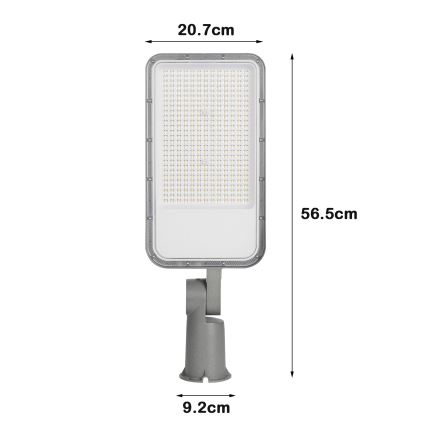 Brilagi - Lampione stradale a LED URBANLIGHT LED/200W/230V grigio IP65