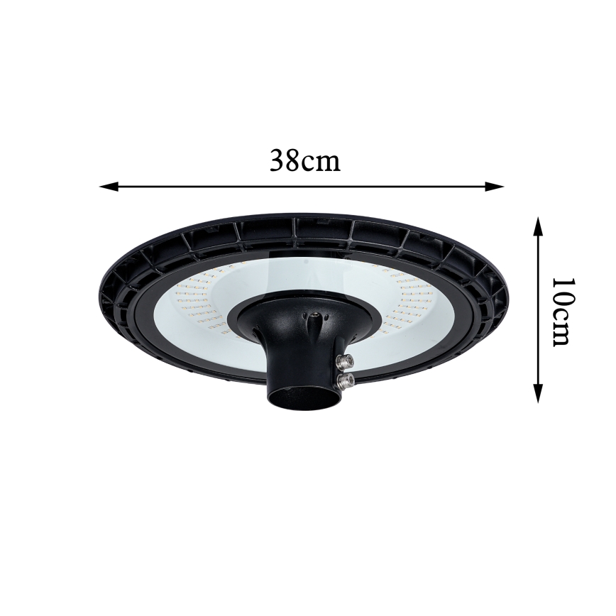 Brilagi - Lampione stradale LED con palo 3 m URBANSPARK LED/60W/230V nero IP65